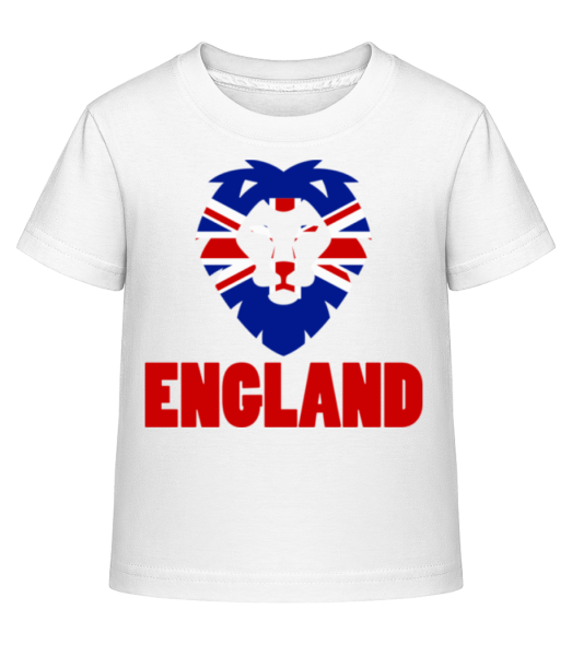Anglicko Bear Flag - Detské Shirtinator tričko - Biela - Predné