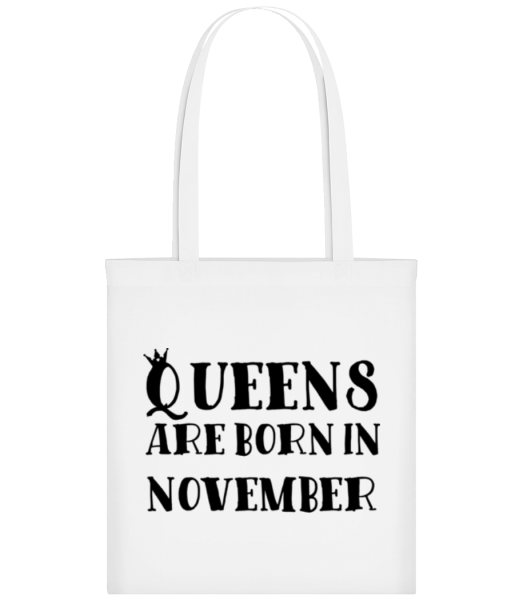 Queens sa rodia v novembri - Taška - Biela - Predné