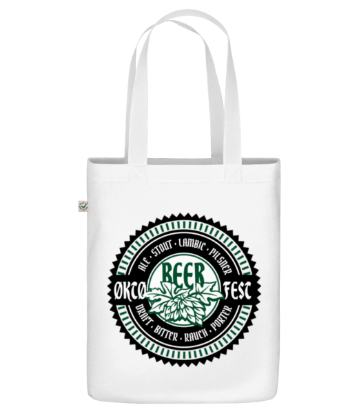 Oktoberfest Beer - Organická taška - Biela - Predné