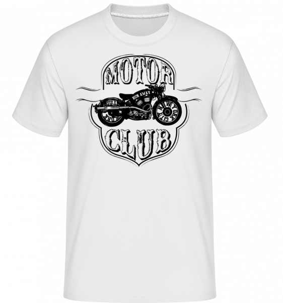 Motor Club Icon -  Shirtinator tričko pre pánov - Biela - Predné