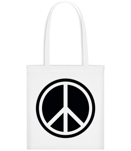 Peace Symbol - Taška - Biela - Predné