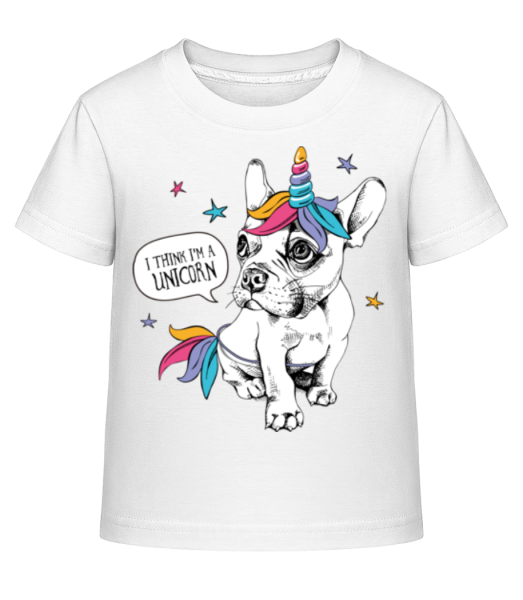 som Unicorn - Detské Shirtinator tričko - Biela - Predné