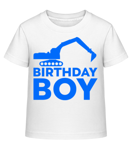 Oslávenec - Detské Shirtinator tričko - Biela - Predné