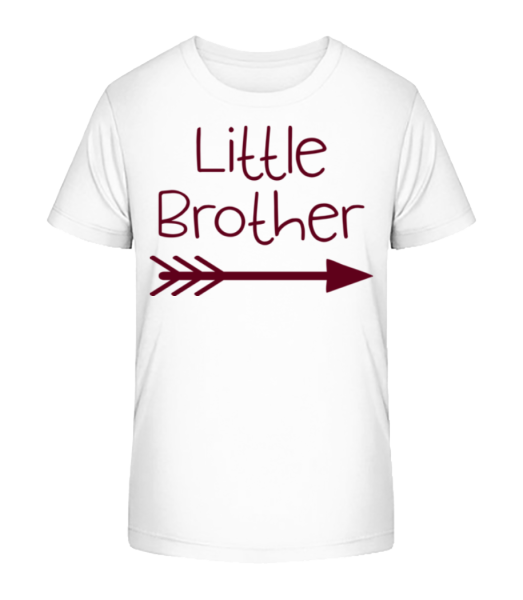 Little Brother - Detské bio tričko Stanley Stella - Biela - Predné