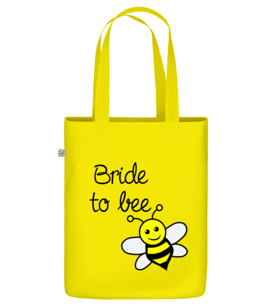 Nevesta na včelie - Organická taška - Žltá - Predné