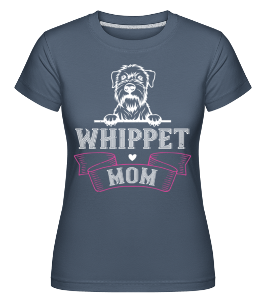 Whippet Mom -  Shirtinator tričko pre dámy - Džínsovina - Predné
