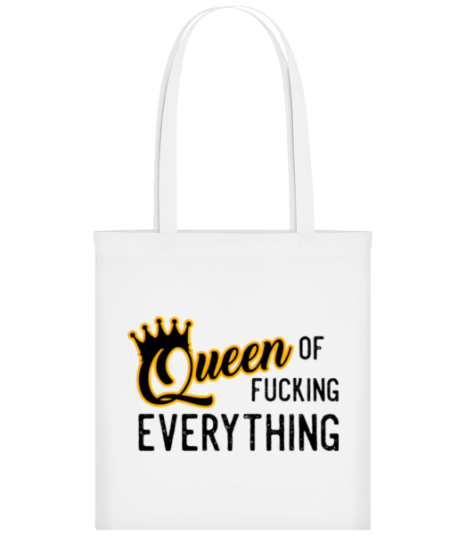 Queen Of Everything Fucking - Taška - Biela - Predné