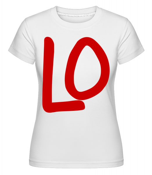 LO -  Shirtinator tričko pre dámy - Biela - Predné