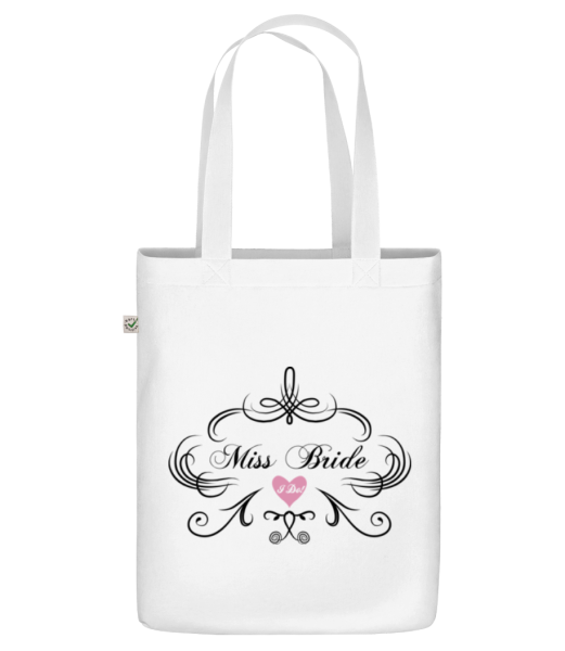 slečna Bride - Organická taška - Biela - Predné