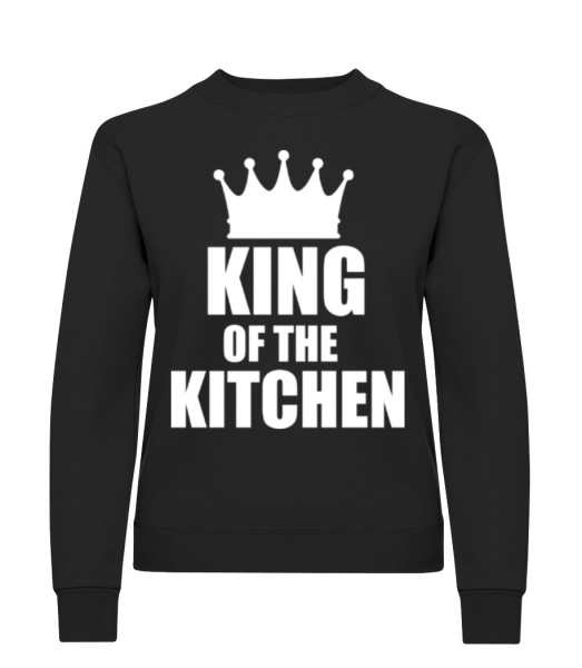 King Of the Kitchen - Dámska mikina - Čierna - Predné