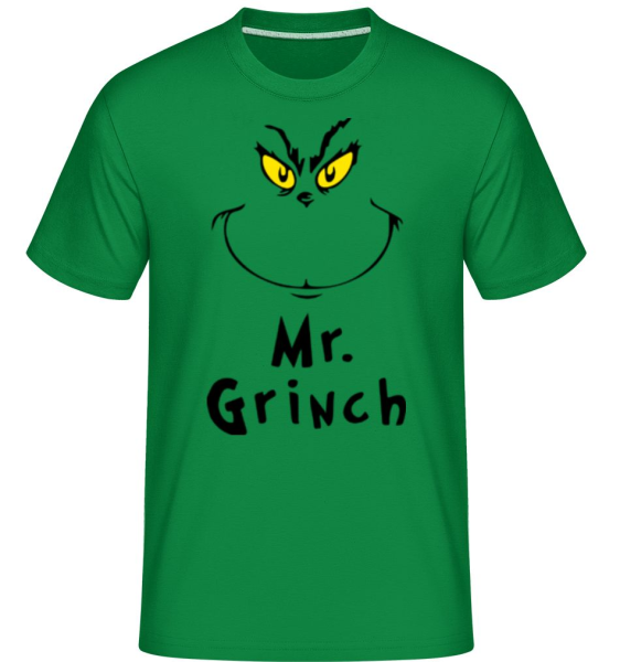 Mr. Grinch -  Shirtinator tričko pre pánov - Irish green - Predné