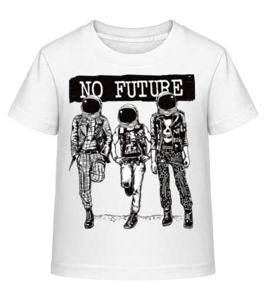 No Future - Detské Shirtinator tričko - Biela - Predné