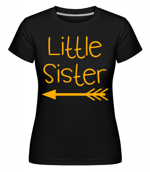 Malá sestra -  Shirtinator tričko pre dámy - Čierna1 - Predné