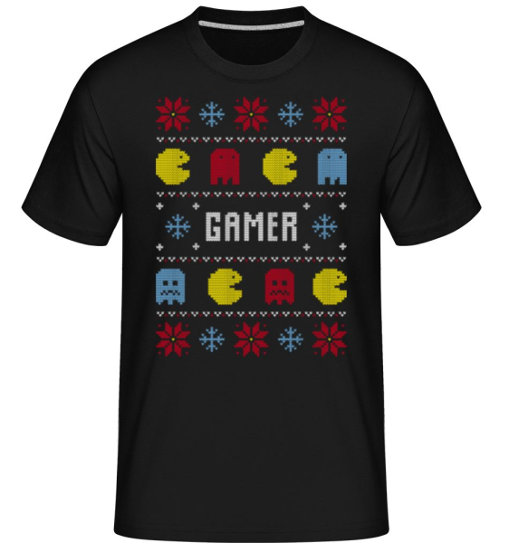 Gamer -  Shirtinator tričko pre pánov - Čierna - Predné