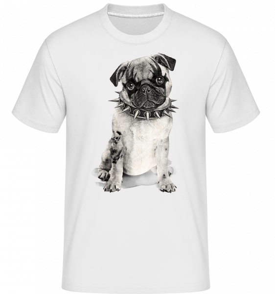 Metal Dog -  Shirtinator tričko pre pánov - Biela - Predné