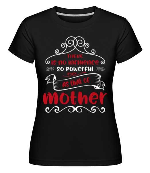 Powerful Mother -  Shirtinator tričko pre dámy - Čierna - Predné