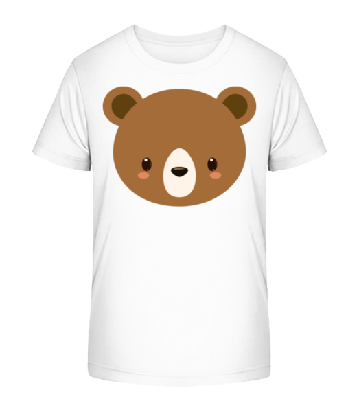 Bear Comic - Detské bio tričko Stanley Stella - Biela - Predné