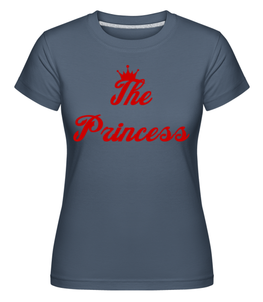 Princezná -  Shirtinator tričko pre dámy - Džínsovina - Predné