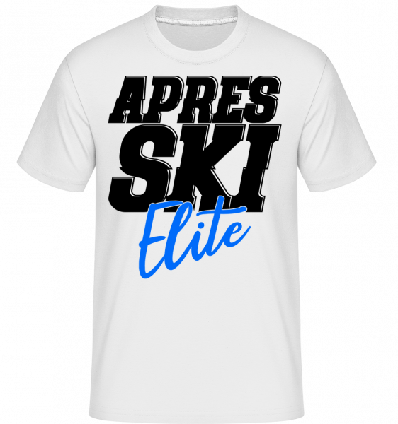 Apres Ski Elite -  Shirtinator tričko pre pánov - Biela - Predné