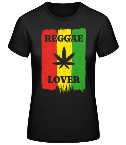 Reggae Lover - Dámske basic tričko - Čierna - Predné