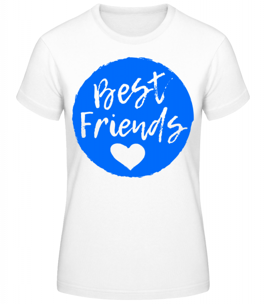Best Friends Love - Basic T-Shirt - Biela - Predné