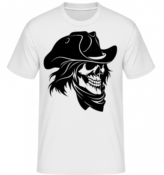 Pirate Skull -  Shirtinator tričko pre pánov - Biela - Predné