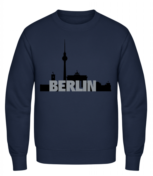 Berlin Germany - Klasická mikina sg - Namornícka modrá - Predné