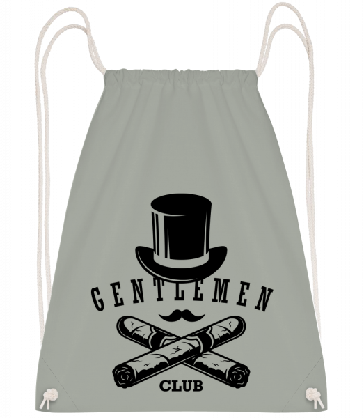 Gentlemen Club - Drawstring batoh so šnúrkami - Antracit - Predné