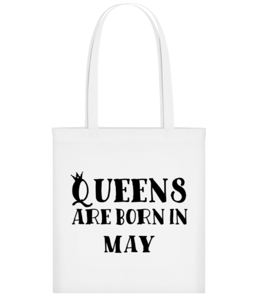 Queens sa rodia v máji - Taška - Biela - Predné