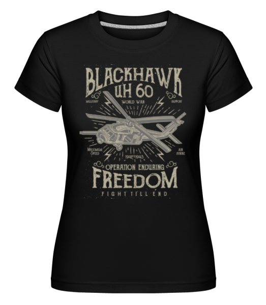 Blackhawk -  Shirtinator tričko pre dámy - Čierna - Predné