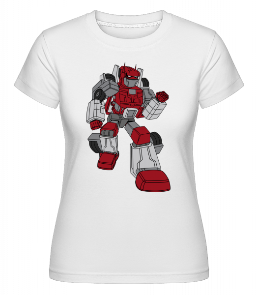 Car Robot -  Shirtinator tričko pre dámy - Biela - Predné