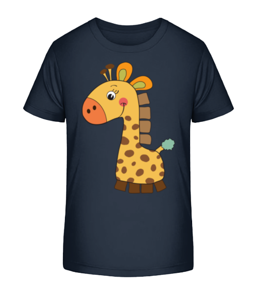 Detská Comic - žirafa - Detské bio tričko Stanley Stella - Namornícka modrá - Predné