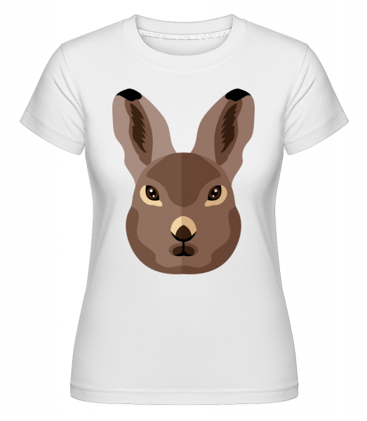 Bunny Comic Tieň -  Shirtinator tričko pre dámy - Biela - Predné
