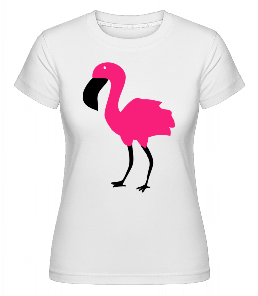 Flamingo Comic Kids -  Shirtinator tričko pre dámy - Biela - Predné