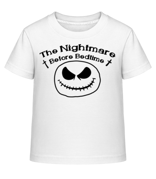 Nightmare pred spaním - Detské Shirtinator tričko - Biela - Predné
