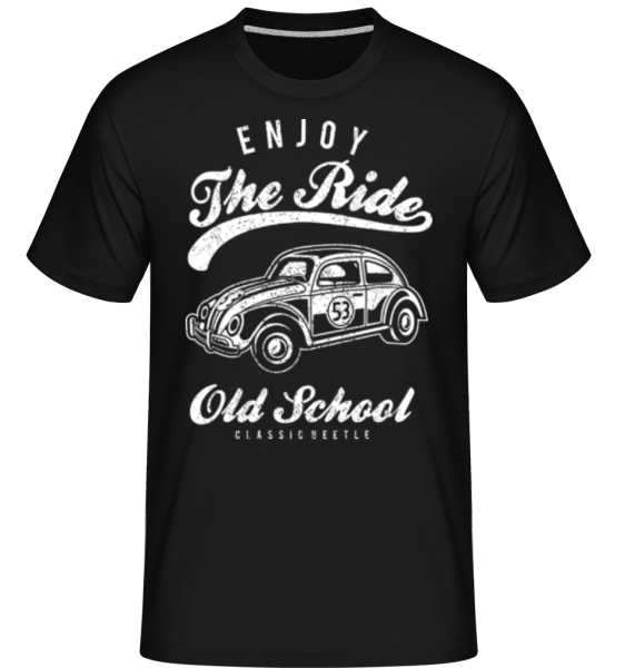 Enjoy The Ride -  Shirtinator tričko pre pánov - Čierna - Predné