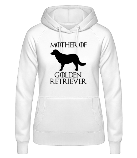 Mother Of zlatý retriever - Dámska mikina - Biela - Predné