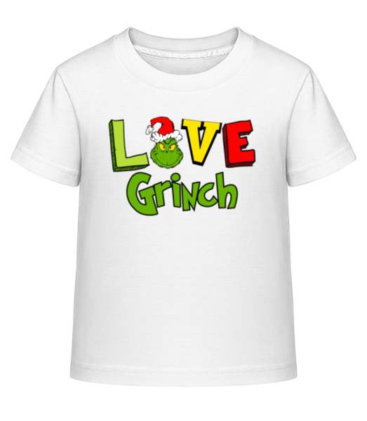 Love Grinch - Detské Shirtinator tričko - Biela - Predné