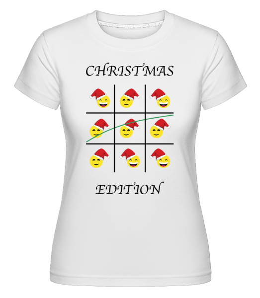 Christmas Edition -  Shirtinator tričko pre dámy - Biela - Predné