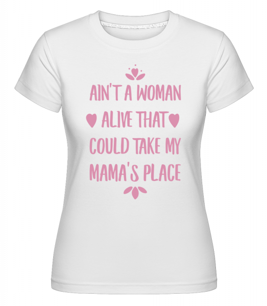 I Love My Mama -  Shirtinator tričko pre dámy - Biela - Predné