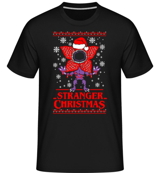 Ugly Stranger Christmas -  Shirtinator tričko pre pánov - Čierna - Predné