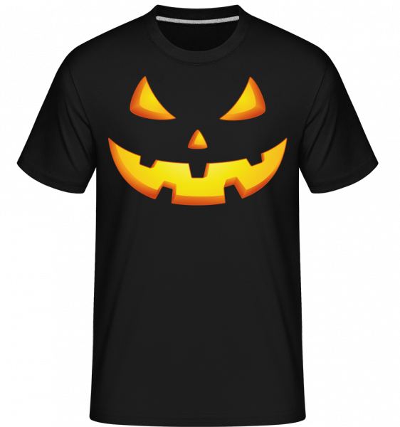 Pumpkin Face Evil -  Shirtinator tričko pre pánov - Čierna - Predné