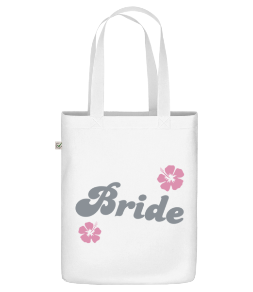 Bride Flowers - Organická taška - Biela - Predné