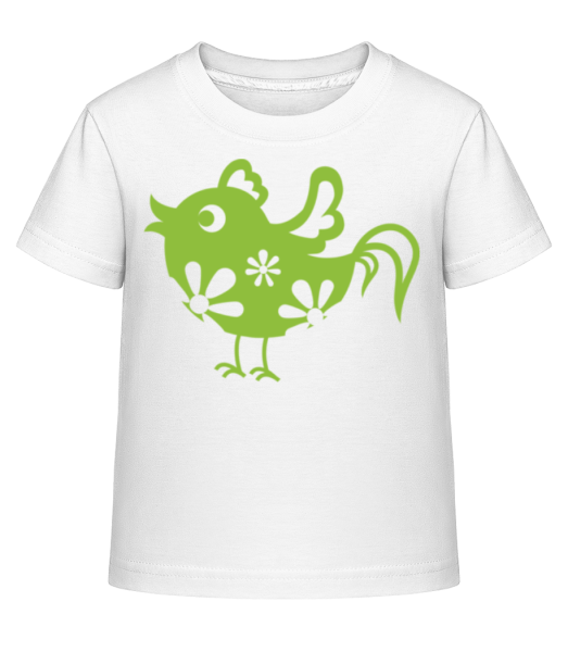 Easter Bird Icon - Detské Shirtinator tričko - Biela - Predné