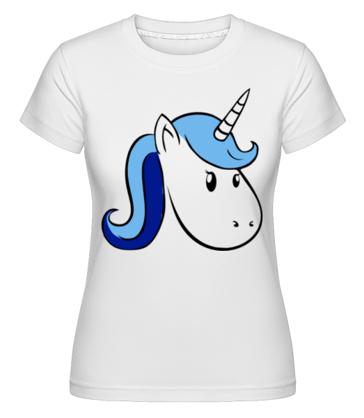 Unicorn Head -  Shirtinator tričko pre dámy - Biela - Predné