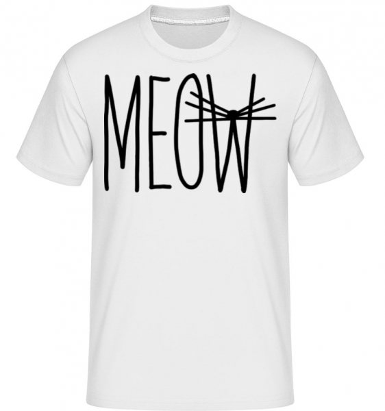 Meow 4 -  Shirtinator tričko pre pánov - Biela - Predné