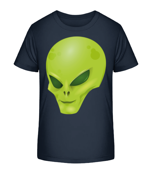 alien Head - Detské bio tričko Stanley Stella - Namornícka modrá - Predné