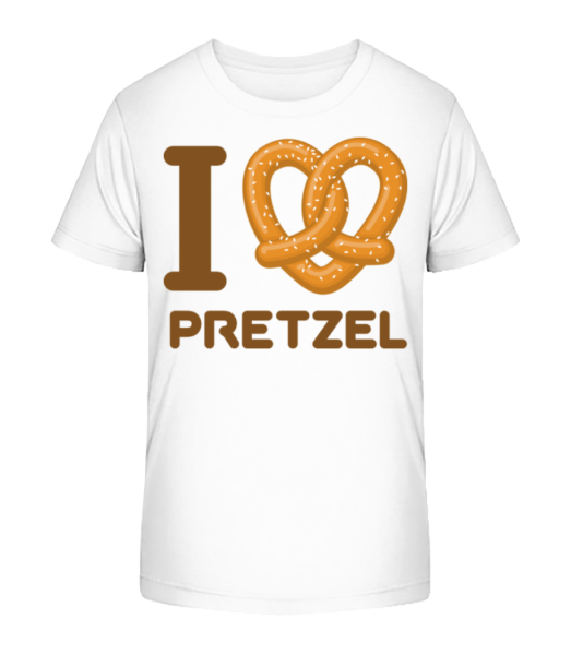 I Love Preclík - Detské bio tričko Stanley Stella - Biela - Predné