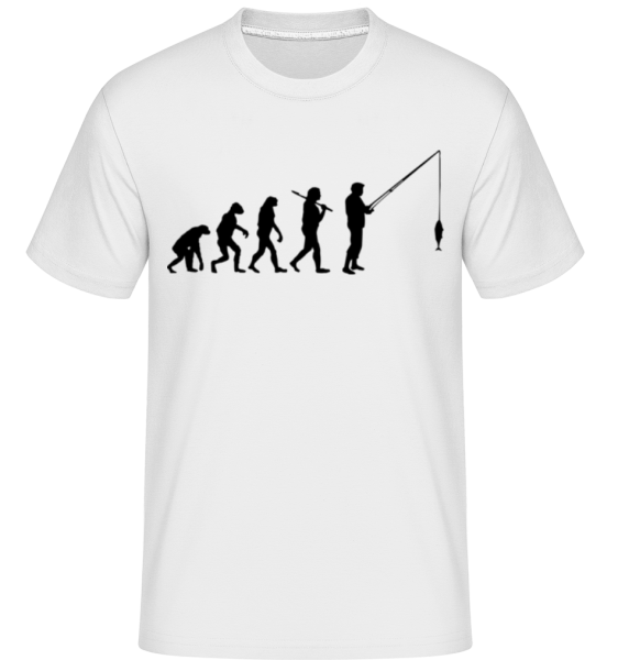 Rybárstvo -  Shirtinator tričko pre pánov - Biela - Predné
