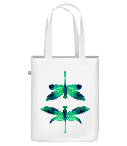 Leaf Dragonfly - Organická taška - Biela - Predné